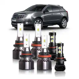 Walmart FZPJJNB For Cadillac SRX 2010-2016 LED Headlight High Low Beam Bulbs Fog Light offer