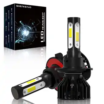 Walmart For FIAT 500X 2020 LED Headlight Bulbs 9008/H13 High Beam and Low Beam 2pc offer