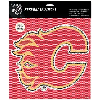 Walmart WinCraft Calgary Flames 12'' Perforated Decal offer