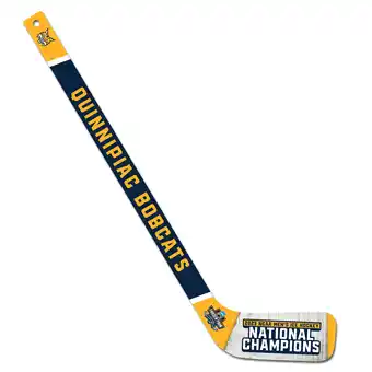 Walmart WinCraft Quinnipiac Bobcats 2023 NCAA Men's Ice Hockey National Champions Mini Wood Hockey Stick offer