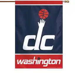 Walmart WinCraft Washington Wizards 28 x 40 Primary Logo Single-Sided Vertical Banner offer