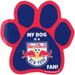 Walmart New York Red Bulls Paw Car Magnet offer