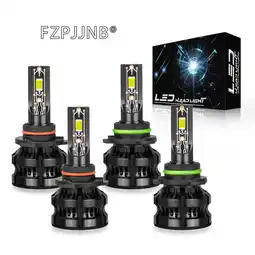 Walmart FZPJJNB 9005+9006 For Jeep Grand Cherokee 1999-2004 LED Headlights Bulb High Low Beam,Z8,C01 offer