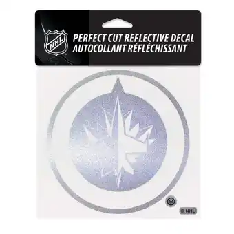 Walmart WinCraft Winnipeg Jets 6 x 6 Reflective Perfect Cut Decal offer