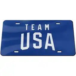 Walmart WinCraft Team USA Crystal Mirror License Plate offer