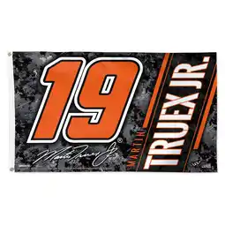 Walmart WinCraft Martin Truex Jr Camo 3' x 5' One-Sided Deluxe Flag offer