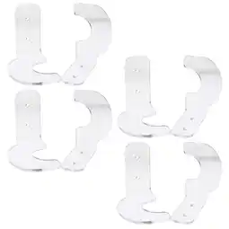 Walmart 4 Pairs Display Shelves Show Rack Baseball Bats Holder Shelf Wall Mount Stand Tennis offer