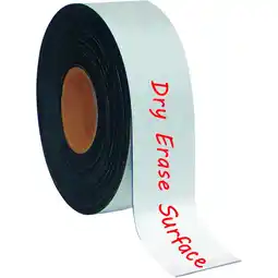 Walmart MasterVision White Magnetic Write-on wipe-off Tape Rolls 2x 50 ft offer