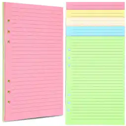 Walmart 50Pcs A5 Filler Paper Planner Refill Paper Loose Leaf Binder Paper Planner Note Book Filler Paper offer