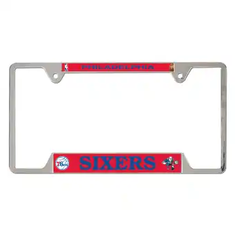 Walmart WinCraft Philadelphia 76ers Chrome Plated Metal License Plate Frame offer