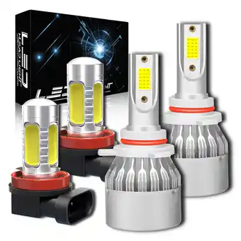 Walmart WVKVII LED Headlight Bulbs High Low Beam Fog Light Bulbs Kit for Dodge Dart 2013-2015 White 4Pack offer