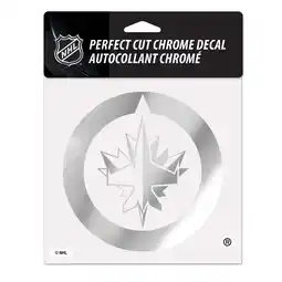 Walmart WinCraft Winnipeg Jets 6 x 6 Chrome Decal offer