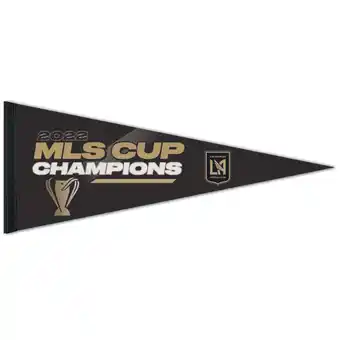 Walmart WinCraft LAFC 2022 MLS Cup Champions Locker Room 12'' x 30'' Premium Pennant offer