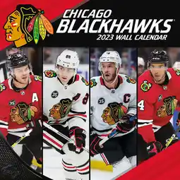 Walmart Chicago Blackhawks 2023 12 x 12 Team Wall Calendar offer