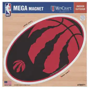 Walmart Toronto Raptors 6 x 6 Mega Magnet offer