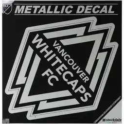 Walmart Vancouver Whitecaps FC 6'' x 6'' Metallic Decal offer