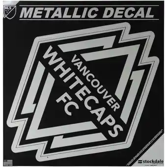 Walmart Vancouver Whitecaps FC 6'' x 6'' Metallic Decal offer