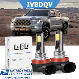 Walmart For Toyota Tacoma 2012-2019 LED Fog Light Bulb H11/H8/H16 White 6000K 2pcs offer