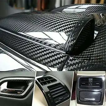 Walmart Black Vinyl Wrap Carbon Fibre 7D 5D Glossy Matte Chrome Sanded Brushed Pearl offer