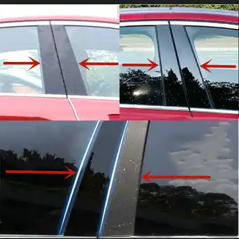 Walmart 6Pcs Door Pillar Post Side Window Cover Trim For 2011-2021 Jeep Grand Cherokee offer