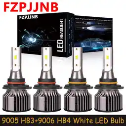 Walmart FZPJJNB for Buick Park Avenue 1991-2005 LED Headlight Bulbs High Low Beam 4x,9005+9006,White,V25,C09 offer