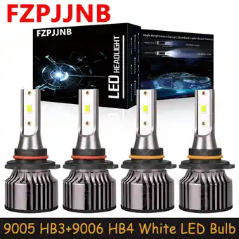 Walmart FZPJJNB for Buick Park Avenue 1991-2005 LED Headlight Bulbs High Low Beam 4x,9005+9006,White,V25,C09 offer