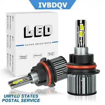 Walmart 2x 9007 LED Headlight Bulb For Chevy Cobalt 2005-2010 High/Low Beam Kit 6500K Bright White offer