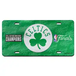 Walmart WinCraft Boston Celtics 2024 Eastern Conference Champions Laser Cut License Plate offer