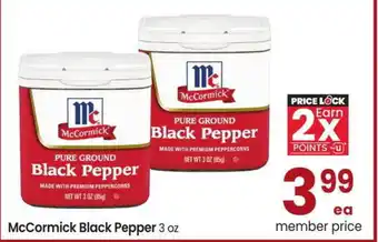 Albertsons McCormick Black Pepper offer