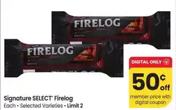 Albertsons Firelog offer