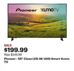 Best Buy Pioneer - 55" Class LED 4K UHD Smart Xumo TV offer