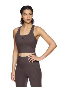 Walmart Reebok Women’s Cropped Bra Tank with Removable Cups, Sizes XS-XXXL offer