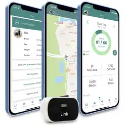 Walmart Link My Pet GPS Dog Tracker & Activity Monitor with Training Tools, Fits Any Collar offer