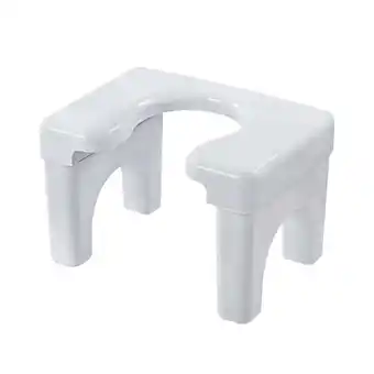 Walmart yotijay Squatting Toilet Stool Chairs , Widen Panel Rounded Strong Bearing Capacity Non Adults White offer