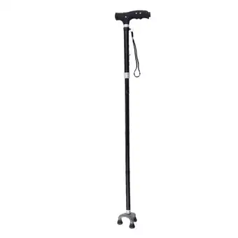 Walmart yotijay Led Light Travel Adjustable Folding Canes for Men and Women Black offer