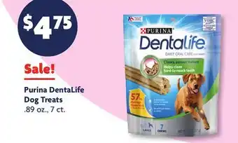 Family Dollar Purina DentaLife Dog Treats offer