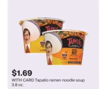 CVS Tapatío ramen noodle soup 3.8 oz offer