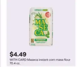 CVS Maseca instant corn masa flour 70.4 oz offer