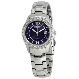 Walmart Citizen Women's Eco-Drive Stainless Steel Crystal Watch FE1140-86L offer