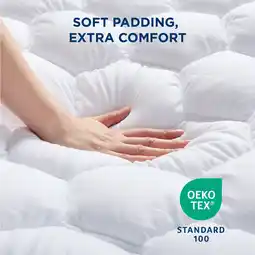 Walmart Cozy Comfort Mattress Pad Full Size with Soft Bedding offer