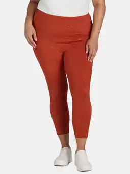 Walmart Reebok Women's and Women's Plus Spirit High Rise 7/8 Legging with Pockets, Sizes XS-4X offer