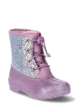 Walmart Wonder Nation Girls Glitter Duck Boots offer