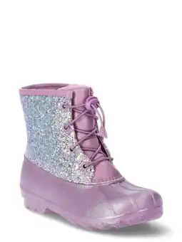 Walmart Wonder Nation Girls Glitter Duck Boots offer