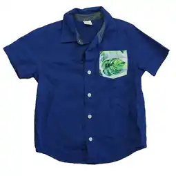 Walmart Pre-owned: Gymboree Boys Blue Button Down Short Sleeve size: 4T (Good) offer