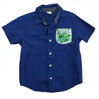 Walmart Pre-owned: Gymboree Boys Blue Button Down Short Sleeve size: 4T (Good) offer