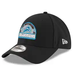 Walmart Men's New Era Black Detroit Lions 2024 NFC North Division Champions 9FORTY Adjustable Hat offer