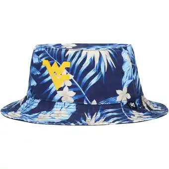 Walmart Men's '47 Navy West Virginia Mountaineers Tropicalia Bucket Hat offer