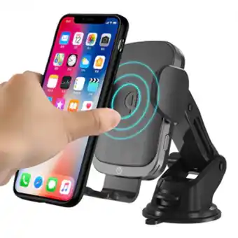 Walmart Tekya Autotek Wireless Qi Charging 3-N-1 Mount - Black offer