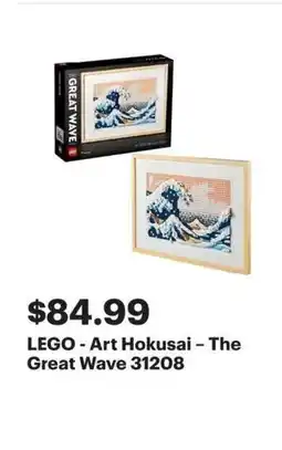 Best Buy LEGO - Art Hokusai - The Great Wave 31208 offer