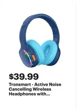 Best Buy Tronsmart - Active Noise Cancelling Wireless Headphones offer